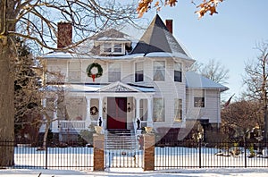 Christmas Victorian House