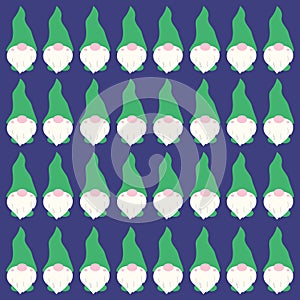 Christmas Vintage Dwarfs Pattern Texture Background photo