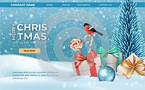 Christmas web background template