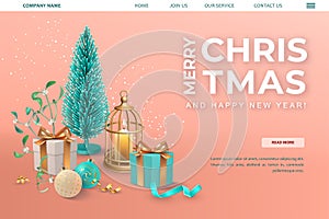Christmas web background template