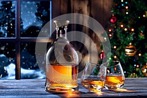 Christmas whiskey photo