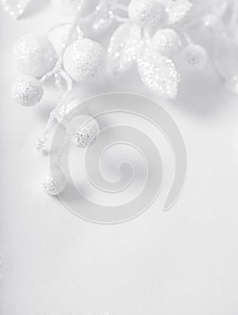 Christmas white seasonal background