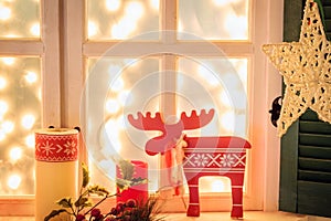 Christmas window decoration