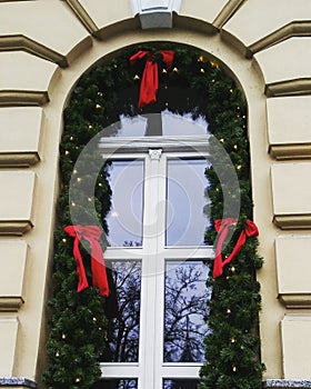 Christmas window decoration