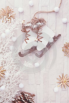 Christmas winter background