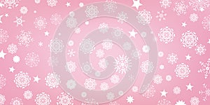 Christmas Winter Background, Snowy Happy New Year Backdrop. Awesome holiday Wallpaper with Snowflakes