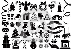 Christmas and Winter icons collection