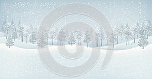 Christmas winter landscape background. r.