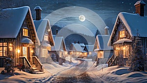 christmas winter village