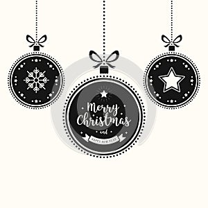 Christmas wishes ornaments baubles hanging