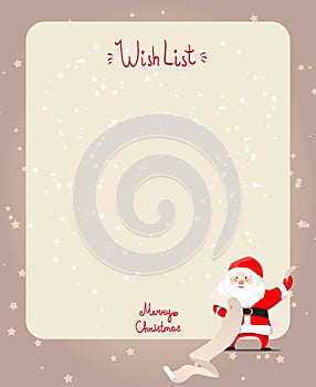 Christmas wishlist - Illustration photo