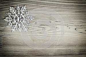 Christmas Wooden Background.