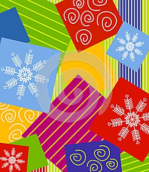 Christmas Wrapping Background