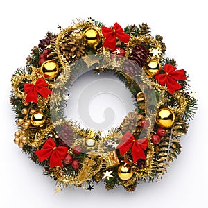 Christmas wreath photo