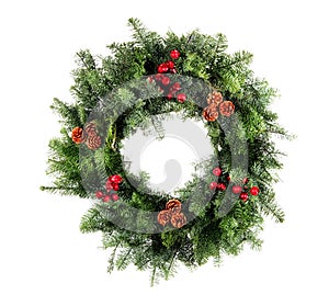 Christmas Wreath Isolated