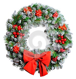 Christmas wreath photo