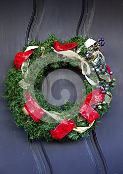 Christmas Wreath Mission San Luis Obispo de Tolosa California photo