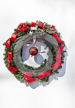Christmas Wreath Mission San Luis Obispo de Tolosa California photo