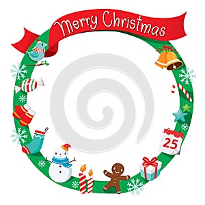 Christmas Wreath, Ornaments and Decoration