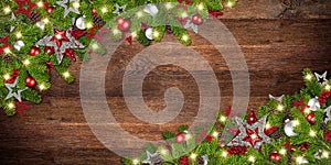 Christmas xmas old rustic oak wood background