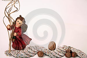Christmasangel with sweets