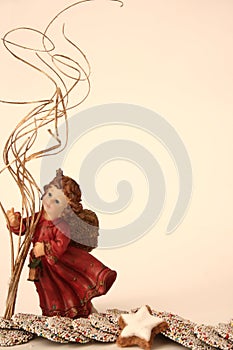Christmasangel with sweets