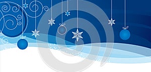 Christmass card with flake