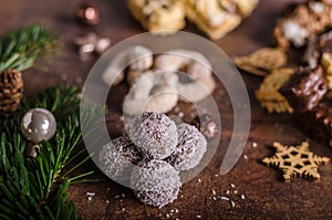 Christmass cookies, candy