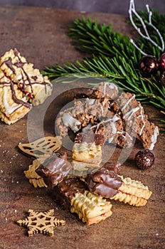 Christmass cookies, candy