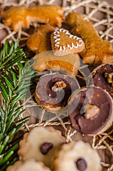 Christmass cookies, candy