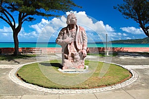Christoforo Colombo memorial statue, Baracoa