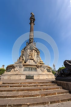 Christopher Columbus Monument - Barcelona Spain