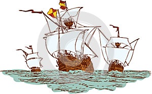 Christopher Columbus ships photo