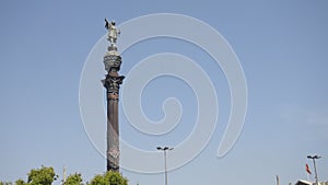 Christopher Columbus statue in Barcelona