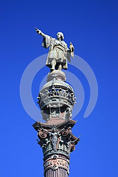 Christopher Columbus statue, Barcelona (Spain)
