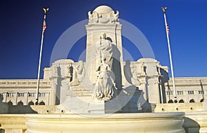 Christopher Columbus statue at Union Station, Washington, DC