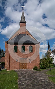 Christus church in the german city Korbach photo