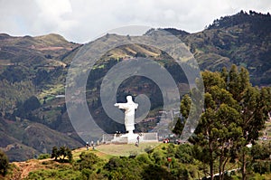 Christus statue Cusco - Peru South America photo
