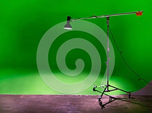 Chroma key in large Photostudio