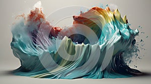Chromatic abstract symphony unveiled, dynamic desktop background