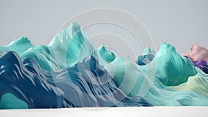 Chromatic abstract symphony unveiled, dynamic desktop background