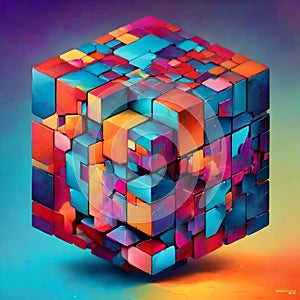 Chromatic Enigma Unleashed- Rubik world