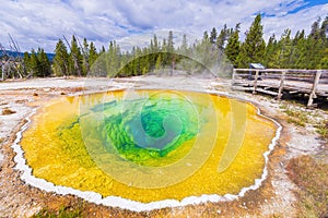 Chromatic Pool in the Yellowstone National Park