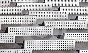 Chrome 3d background abstract modern pattern dots barriers