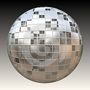 Chrome 3D Sphere