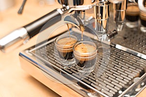 Espresso Machine with shallow DOF photo