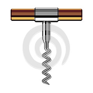 Chrome corkscrew