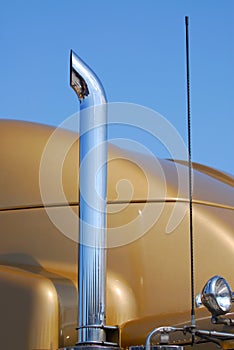 Chrome exhaust photo