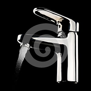 Chrome faucet