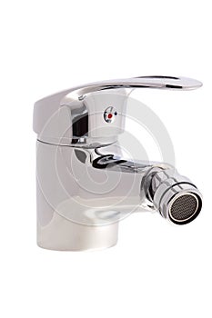 Chrome faucet with a swivel head
